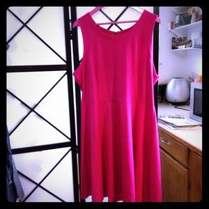 Hot pink dress